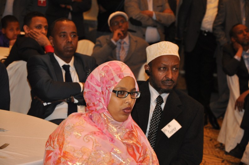 Somalis listen to King  Burhan at the Ramada in Minneapolis. Photo: Issa Mansray/The AfricaPaper