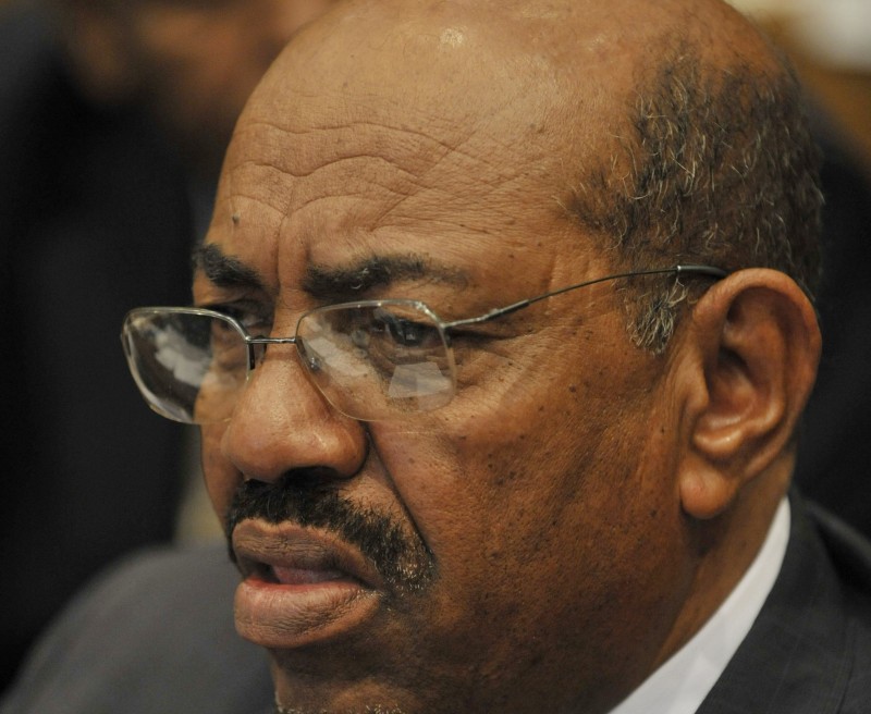 Omar Hassan Ahmad al-Bashir, president of Sudan, sits in the Plenary Hall of the United Nations Conference Centre in Addis Ababa, Ethiopia, during the 12th African Union Summit Feb. 2, 2009. The assembly endorsed the communique, issued by the Peace and Security Council of the African Union, to defer the process initiated by the International Criminal Court to indict Bashir. (U.S. Navy photo by Mass Communication Specialist 2nd Class Jesse B. Awalt/Released)
