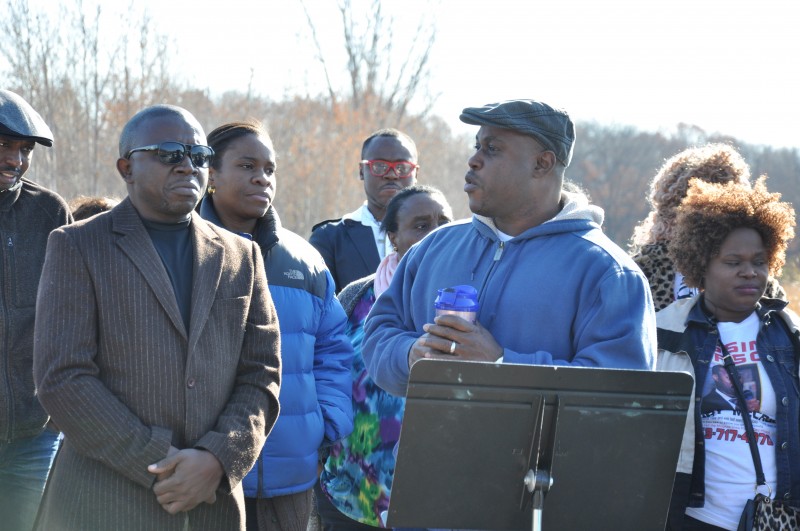 “Let’s keep praying that justice will prevail," said Abubakarr Bundu, newly elected leader of Sierra Leone’s APC-Minnesota Chapter, at the vigil. Photo: The AfricaPaper/Issa A. Mansaray  