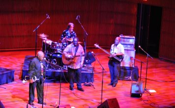 Hugh Masekela (L) at the Ordway Center, MN, USA. Photo: Alice Mansaray/The AfricaPaper