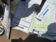 Ballot papers on election day