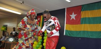Ali-Jezz celebrates. Photo: Issa Mansaray/The AfricaPaper