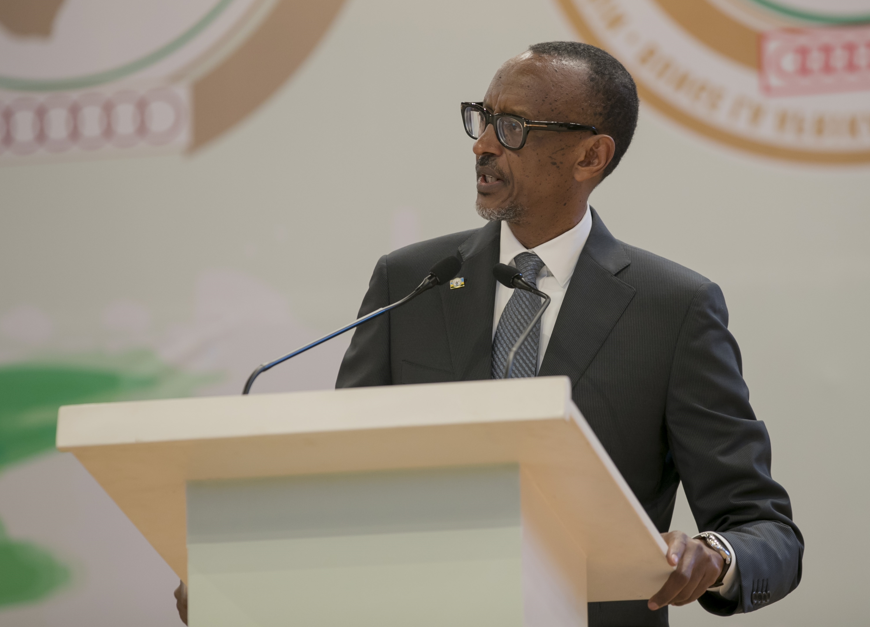 President Kagame addresses Pan-African Parliament. Photo: Anthony A. K. Kamara / The AfricaPaper