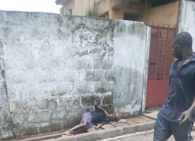 Suspected COVID-19 Victim in Freetown, Sierra Leone. Photo -The AfricaPaper Freetown