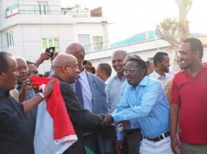 Dr. Samatar among his people in Somaliland