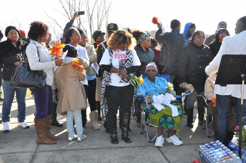 Family members and friends at the vigil. Photo: The AfricaPaper/Issa A. Mansaray  